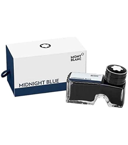 MONT BLANC インク　blueblack Amazon.com : Montblanc Ink Bottle Midnight Blue 109204